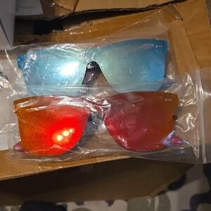 Stylish Red and Blue Sunglasses